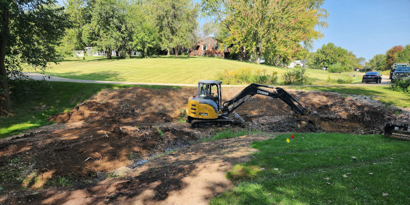Excavation in Geneseo, Illinois